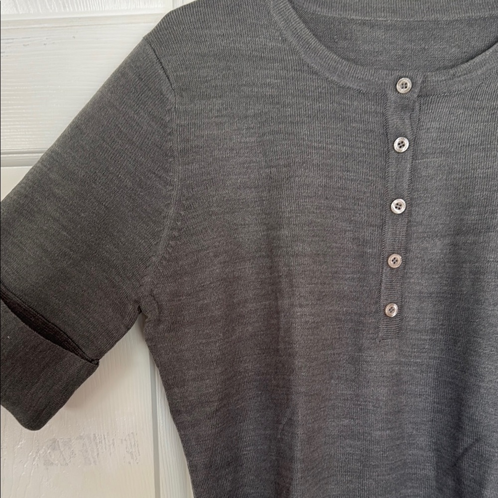 URBANOLOGY Basic Grey Button Shirt Size Medium